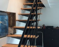 Escalier limon central