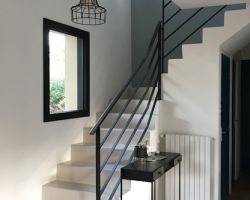 Escalier avec garde corps